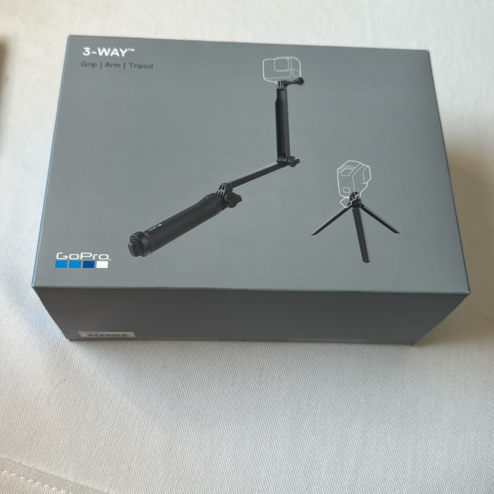 GoPro 3-Way Selfie Stick Grip Arm Tripod - Official Mount
